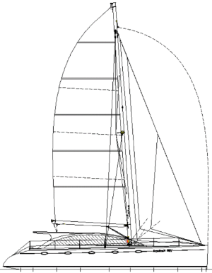 Acquinus c57 composite cruising catamaran